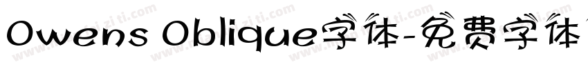 Owens Oblique字体字体转换